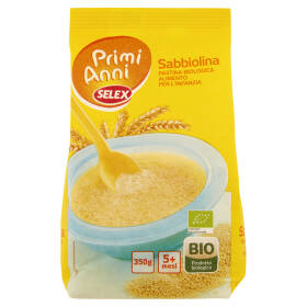 Selex Primi Anni Pastina per l'Infanzia Sabbiolina Biologica 350 g
