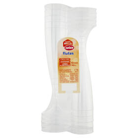 Selex Casa Bella Bicchieri Flutes Trasparenti 140 cc 10 pezzi