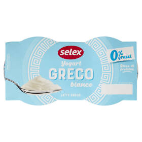 Selex Yogurt Greco 0% Grassi Bianco 2x150 g