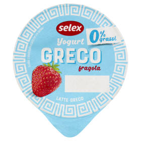 Selex Yogurt Greco 0% Grassi Fragola 150 g