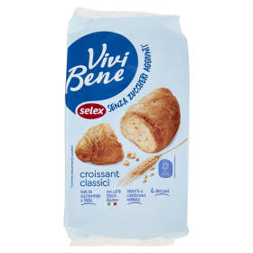 Selex Vivi Bene Croissant Classici Senza Zuccheri Aggiunti 6x40g