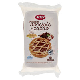Selex Crostatine con Crema alle Nocciole e Cacao 6x40 g
