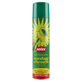 Selex Insetticida Spray Contro Scarafaggi, Formiche e Insetti Striscianti 400 ml