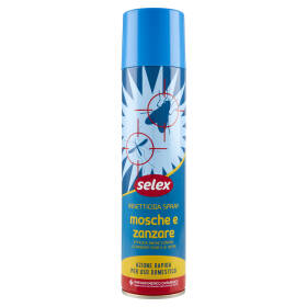 Selex Insetticida Spray Contro Mosche e Zanzare 400 ml