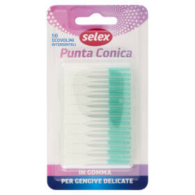 Selex Scovolini Interdentali Punta Conica 50 pezzi
