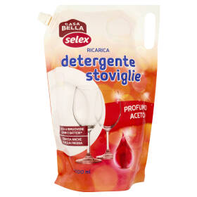 Selex Casa Bella Detergente per Stoviglie Aceto Ricarica 2 L