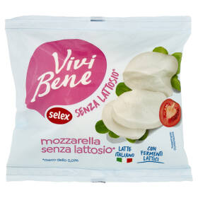 Selex Vivi Bene Mozzarella senza Lattosio 125 g