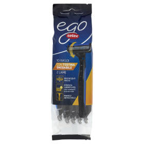 Selex Ego Rasoio Bilama Usa e Getta Uomo 10 pezzi