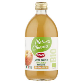 Selex Natura Chiama Aceto di Mele Non Filtrato Biologico 500 ml