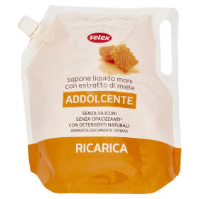 Selex Ego Sapone Liquido Mani Addolcente con Miele Ricarica 1 L