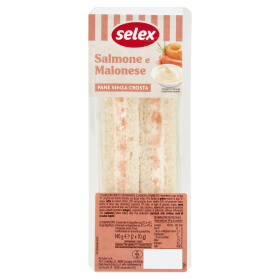 Selex Tramezzini Farciti Salmone Affumicato e Maionese 2x70 g