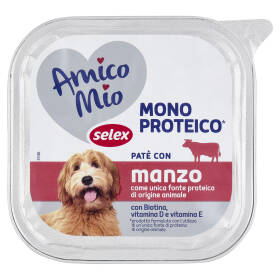 Selex Amico Mio Cane Paté con Manzo Mono Proteico 150 g
