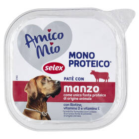 Selex Amico Mio Cane Paté con Manzo Mono Proteico 300 g