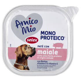 Selex Amico Mio Cane Paté con Maiale Mono Proteico 300 g