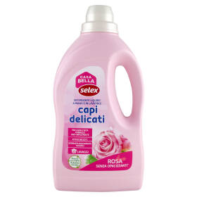 Selex Casa Bella Detersivo a Mano e in Lavatrice Liquido Capi Delicati Rosa 30 Lavaggi 1,5 L