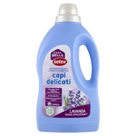 Selex Casa Bella Detersivo a Mano e in Lavatrice Liquido Capi Delicati Lavanda 30 Lavaggi 1,5 L