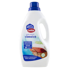 Selex Casa Bella Detersivo per Lavatrice Liquido Classico 30 Lavaggi 1,5 L
