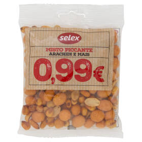 Selex Mix Piccante Frutta Secca Sgusciata 100 g