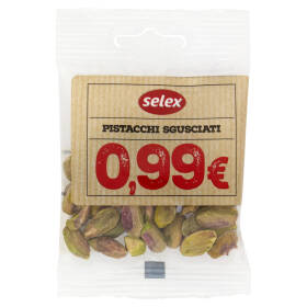 Selex Frutta Secca Pistacchi Sgusciati 20 g