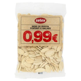 Selex Semi di Zucca Tostati e Salati 80 g