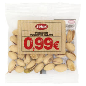 Selex Frutta Secca Pistacchi Tostati e Salati 40 g