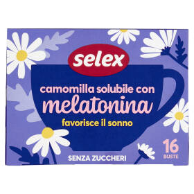 Selex Camomilla Solubile con Melatonina 16 Bustine 64 g