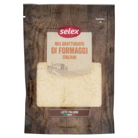 Selex Mix di Formaggi Grattugiati 100 g