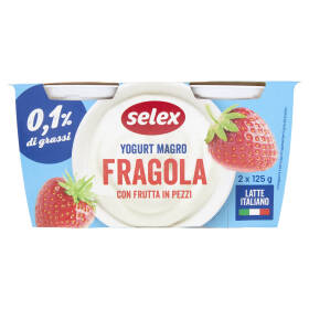 Selex Yogurt Magro Fragola 2x125 g