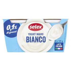Selex Yogurt Magro Bianco 2x125 g