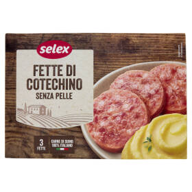 Selex 3 Fette di Cotechino Senza Pelle Cotto 150 g