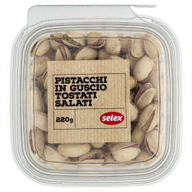 Selex Frutta Secca Pistacchi Tostati e Salati 220 g