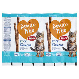 Selex Amico Mio Gatto Stick con Salmone 7x5 g