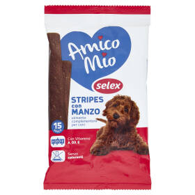 Selex Amico Mio Cane Stripes con Manzo 150 g