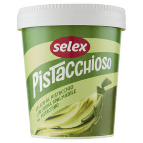 Selex Gelato al Pistacchio con Crema Spalmabile al Pistacchio 230 g