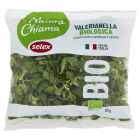 Selex Natura Chiama Valerianella Lavata e Pronta per il Consumo Biologica 80 g