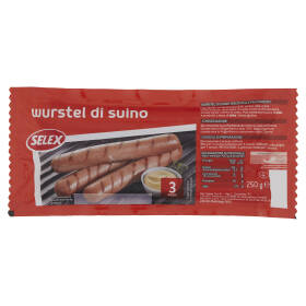 Selex 3 Wurstel di Puro Suino 250 g
