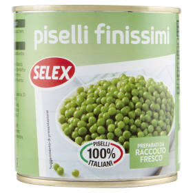 Selex Piselli Finissimi Lessati 400 g
