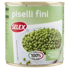 Selex Piselli Fini Lessati 410 g