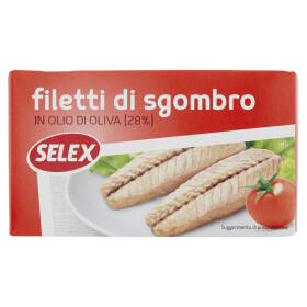 Selex Filetti di Sgombro all'Olio di Oliva 125 g