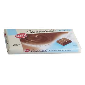 Selex tavoletta cioccolato finissimo al latte 200 g