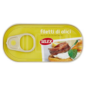 Selex Filetti di Alici in Olio di Oliva 46 g
