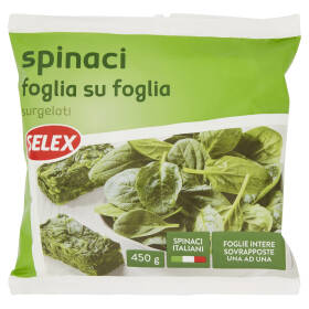 Selex Spinaci a Cubetti Surgelati 450 g
