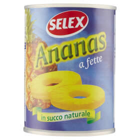 Selex Ananas a Fette in Succo Naturale 560 g