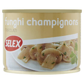 Selex Funghi Champignon Trifolati in Olio di Semi di Girasole 180 g