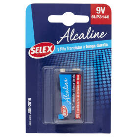 SELEX - PILA TRANSISTOR ALCALINA 9V