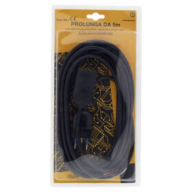 Selex Prolunga Spina 10A + Presa 10A(Ita) Nero 5m