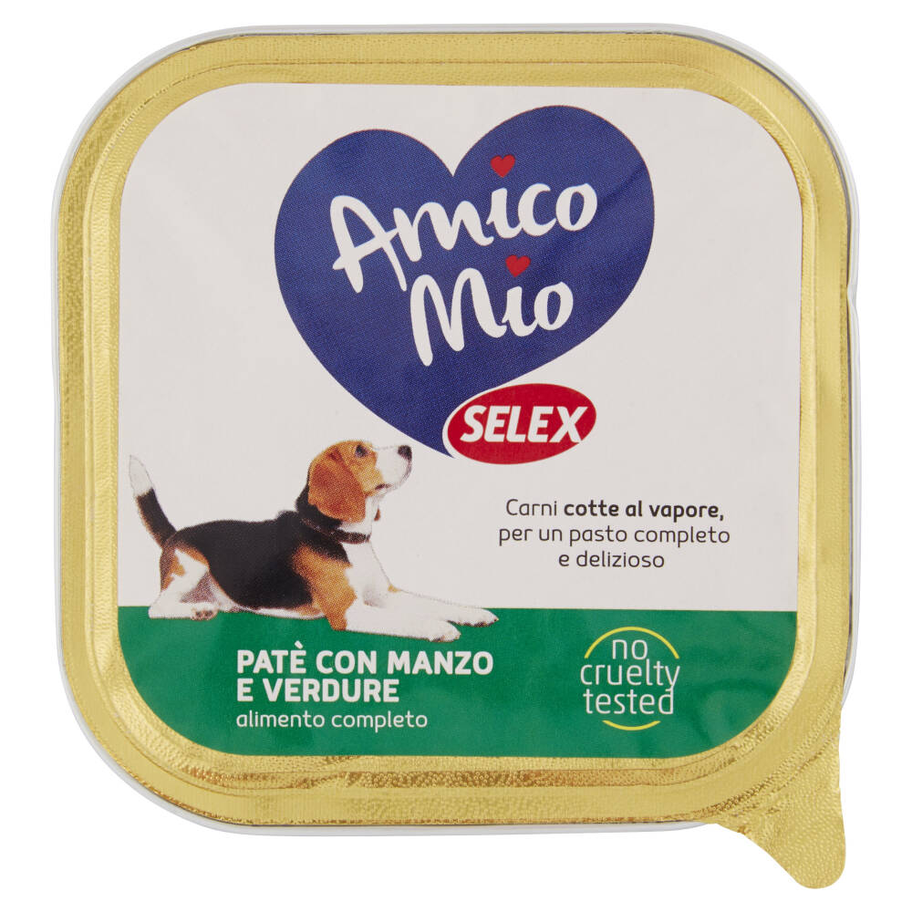 Selex Amico Mio cane pasta precotta con verdure 3kg Alimento complementare per  cani - Misirai