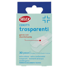 Selex Cerotti Trasparenti Formati Assortiti 30 pezzi