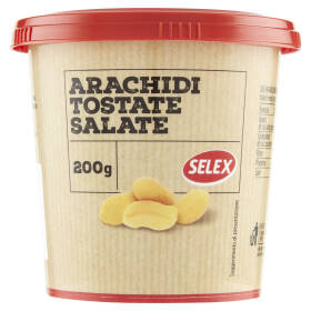 Selex Frutta Secca Arachidi Sgusciate Tostate e Salate 200 g