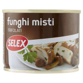 Selex Funghi Misti Trifolati in Olio di Semi di Girasole 180 g